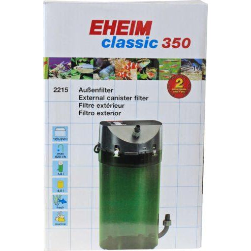 Aquarium filters Eheim Buitenfilters Classic 150 & 250 & 350 & 600 zonder filtermassa