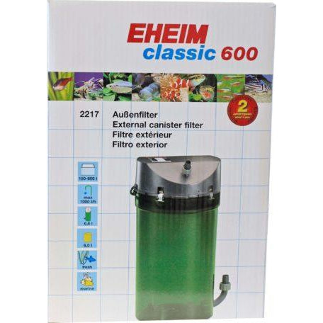 Aquarium filters Eheim Buitenfilters Classic 150 & 250 & 350 & 600 zonder filtermassa