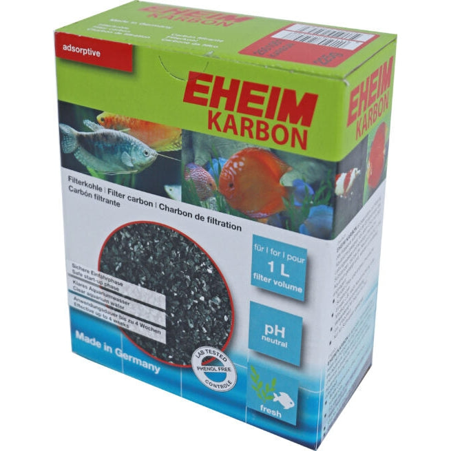 Eheim karbon 1 of 2 liter, ( zonder perlonzak )