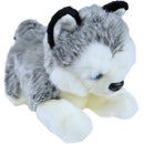 Boony 'Natural Decoration' pluche husky 20 cm, liggend.