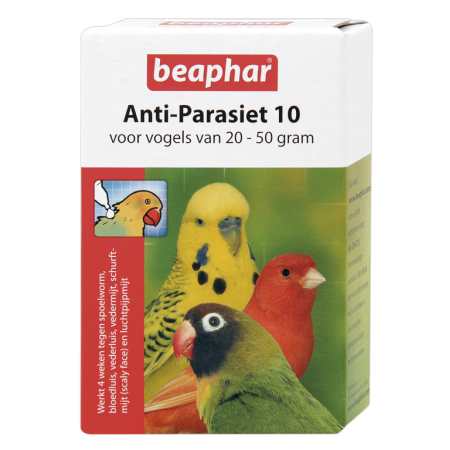 Anti-Parasiet 10 Vogels 20-50 Gram
