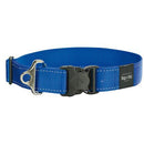 Rogz Landing strip halsband Donker Blauw XXL 50-80 Cm - Dierplezier.nl