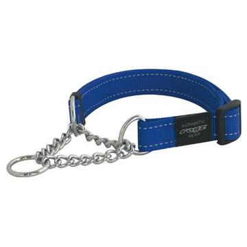 Rogz obedience halsbanden Donker Blauw - Dierplezier.nl