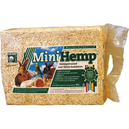 Hennepvezelstrooisel 48 Ltr - Dierplezier.nl