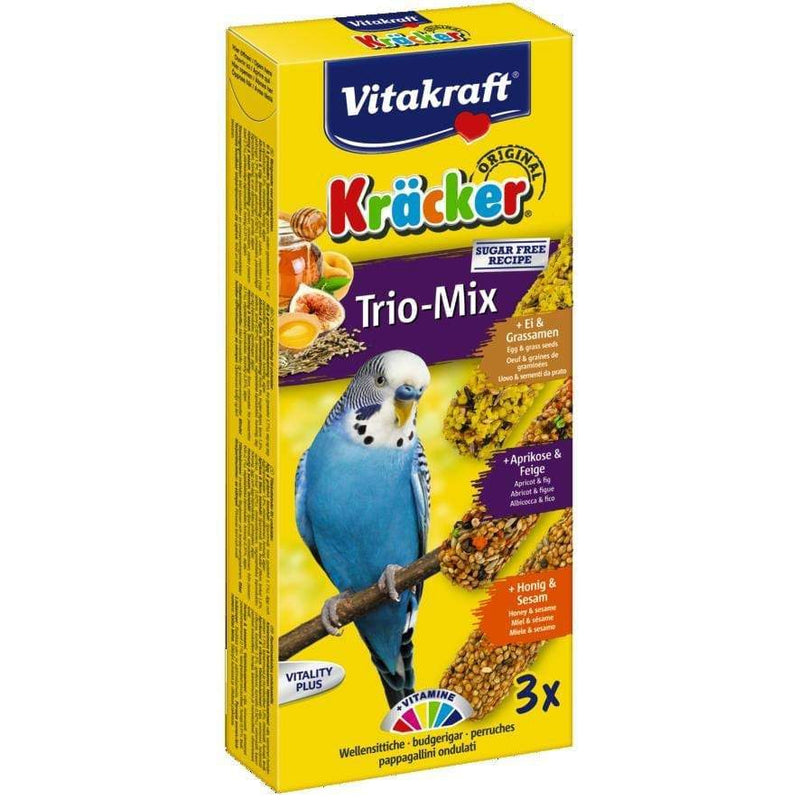 Kräcker Trio-Mix parkiet ei/abrikoos/honing