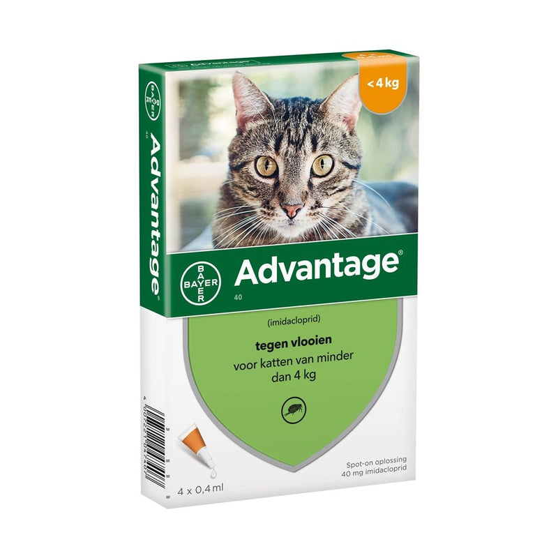 Advantage Kat 40 Tot 4 Kg - Dierplezier.nl