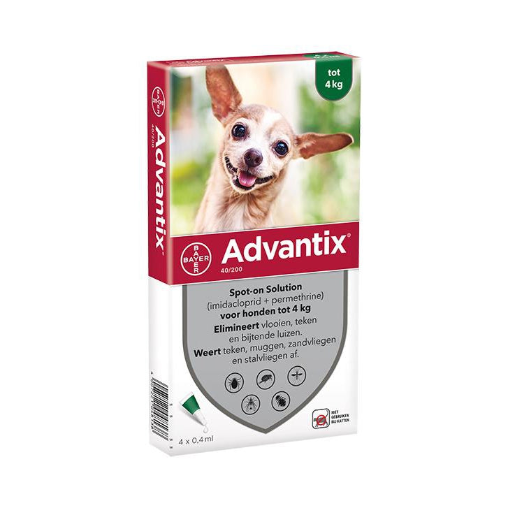 Advantix 40 tot 4 Kg - Dierplezier.nl