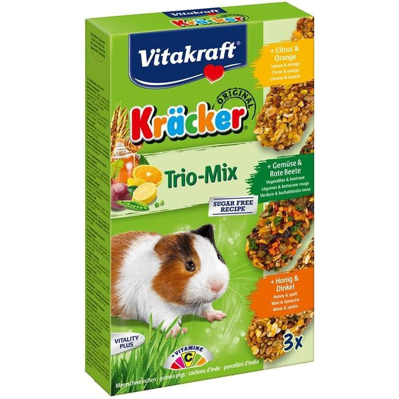 Kräcker Trio-Mix cavia met citrus/groente/honing