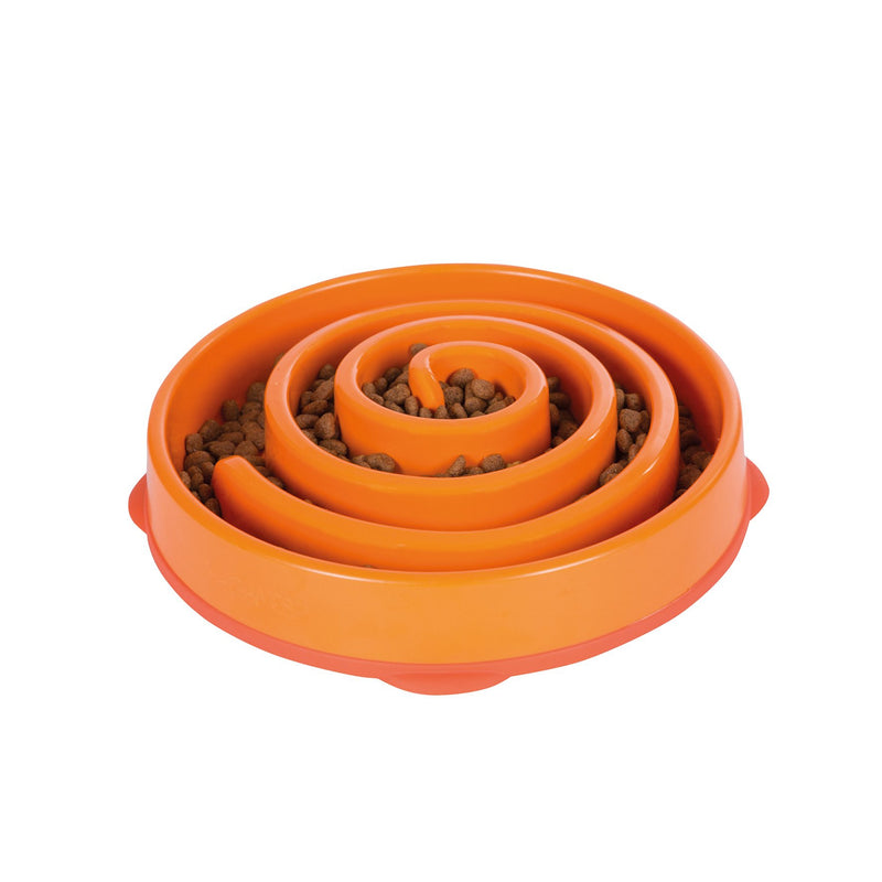 Honden voeding bak Schrokbak OH Fun Feeder Orange 20/27 Cm