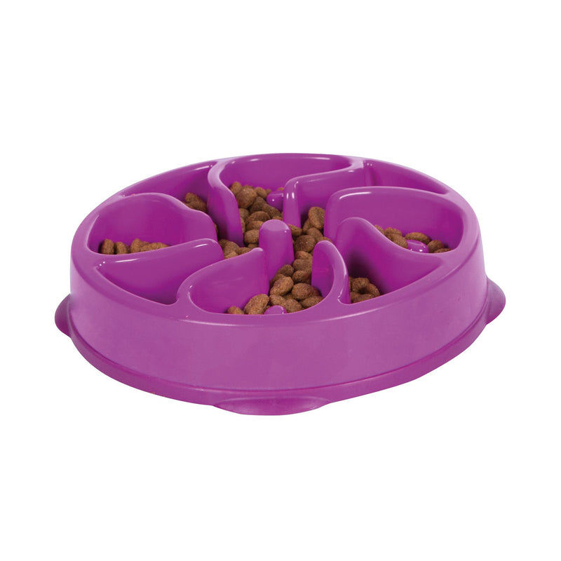 Honden voeding bak Schrokbak OH Fun Feeder Paars 20/27 Cm