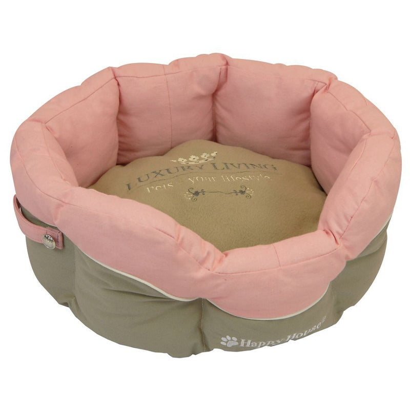 Happy HouseMand Luxury Living (S) Roze - Dierplezier.nl