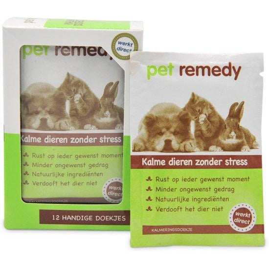 Pet Remedy Kalmerende Doekjes 12st - Dierplezier.nl