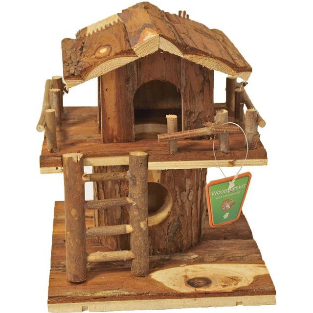 Hamster knaagdierhuis boomhut 22 cm. - Dierplezier.nl