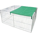 Boon draadren met zonnedoek verzinkt