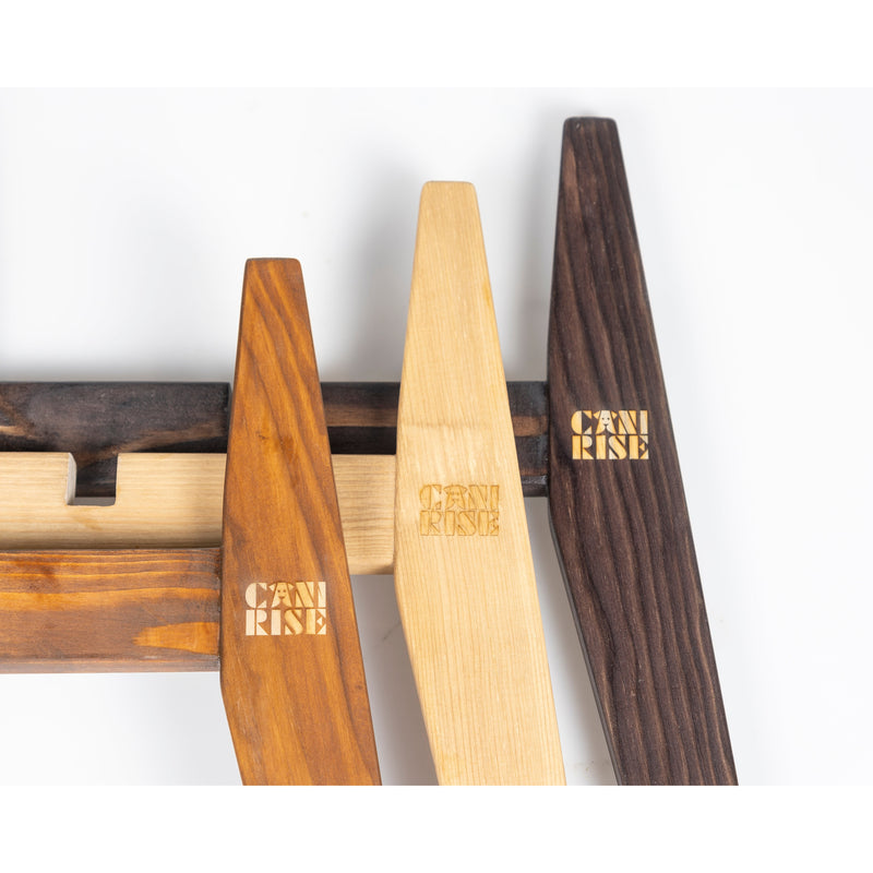 CaniRise houten voeding standaard inclusief RVS bak