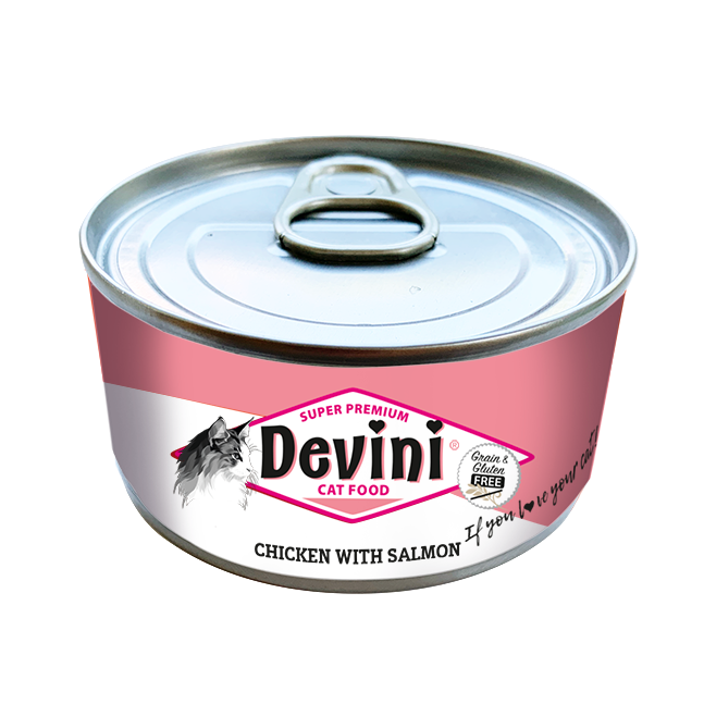 Devini Chicken with Salmon (Kip met Zalm)  70 Gram