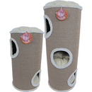 Krabpaal/klimmeubel Boon Klimton sisal 2 en 3 gaats taupe/beige