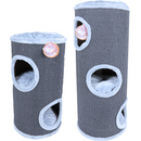 Krabpaal/klimmeubel Boon Klimton sisal 2 en 3 gaats zwart/grijs