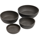 Jack and vanilla voer/waterbakken bamboe donker grijs