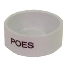 Katteneetbak Ø 12 cm steen, wit. - Dierplezier.nl