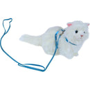 Boon Kittentuig nylon met lijn neon, blauw reflecterend. - Dierplezier.nl