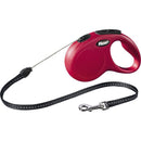 Flexi rollijn CLASSIC cord M, rood. (5 meter) - Dierplezier.nl