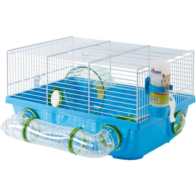 Savic hamsterkooi Billy metro, blauw. - Dierplezier.nl