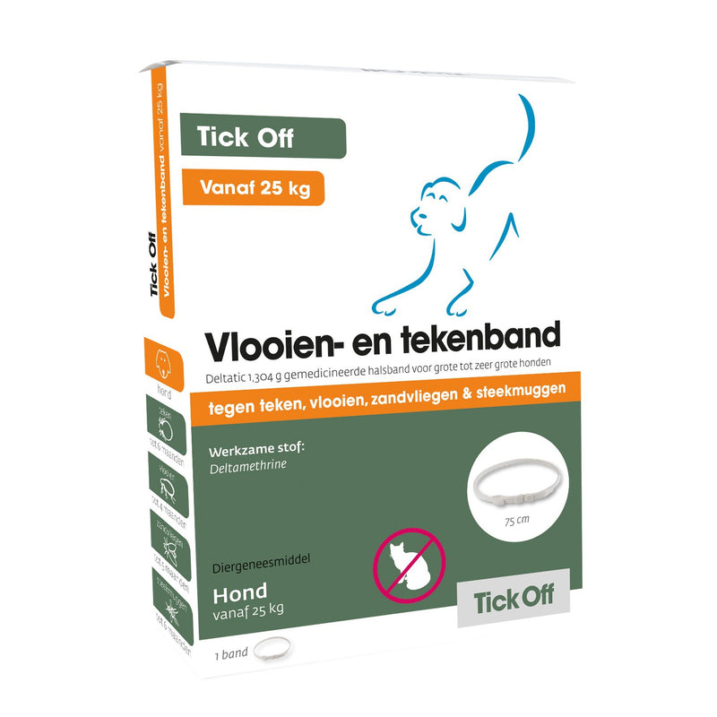 Vlooien teken Tick Off Vlooien/tekenband vanaf 25 Kg