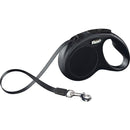 Flexi rollijn CLASSIC tape L, zwart. (8 meter) - Dierplezier.nl