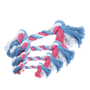 Honden speelgoed Floss-toy,s blauw/roze/wit