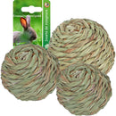 Boon grasbal geweven met bel