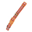 Katten halsbanden Volwassen  Boon kattenhalsband nylon met stiksel, coral.