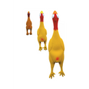 Latex kalkoen met piepertje 42 cm