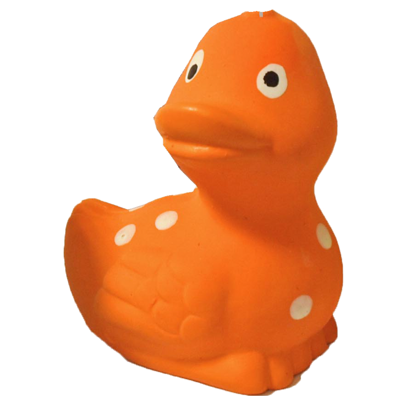 Hondenspeelgoed latex eenden  9 cm.