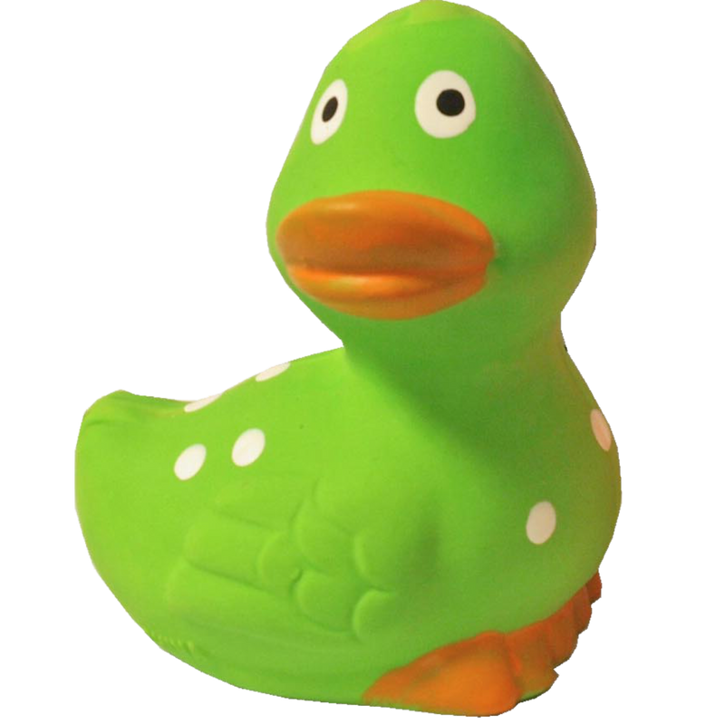 Hondenspeelgoed latex eenden  9 cm.
