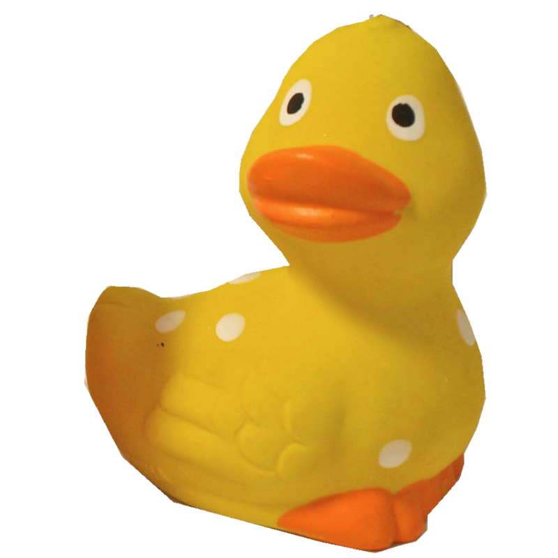 Hondenspeelgoed latex eenden  9 cm.