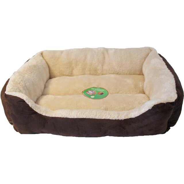 Slaapmand voor kat/hond Bruin Beige - Dierplezier.nl