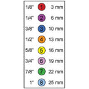 Moser opzetkammen met metalen tanden voor Max 45/Max 50.