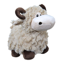 Honden speelgoed Boon pluche schaap beige, 18 cm met piep.