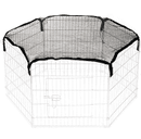 Boon afdeknet voor draadren, zwart.