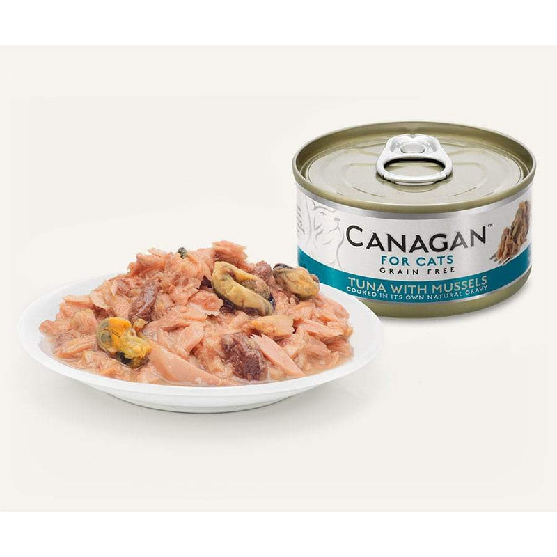 Canagan Tonijn & Mosselen 75 Gram - Dierplezier.nl